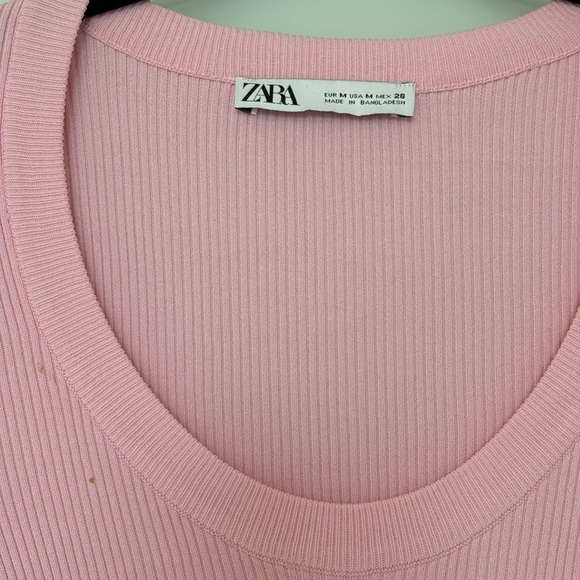 Ribbed pink long sleeve - Picture 2 of 2